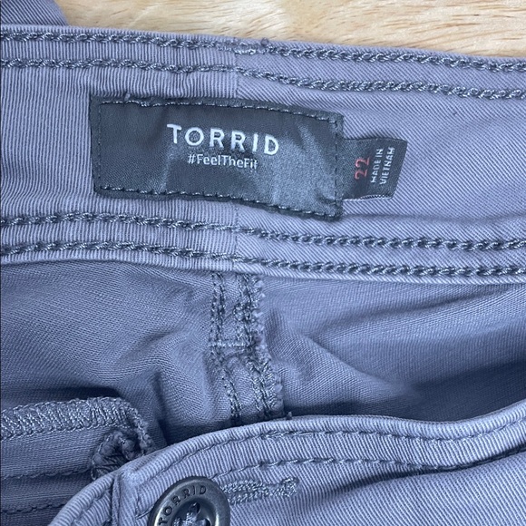 Torrid Charcoal Denim Jeans - Picture 2 of 7